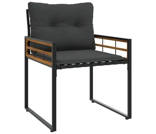 Āra Mēbeļu Komplekts Ar Spilvenu 4 Pcs Gaiši Pelēks Vidaxl