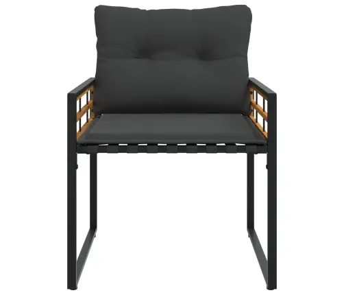 Āra Mēbeļu Komplekts Ar Spilvenu 4 Pcs Gaiši Pelēks Vidaxl