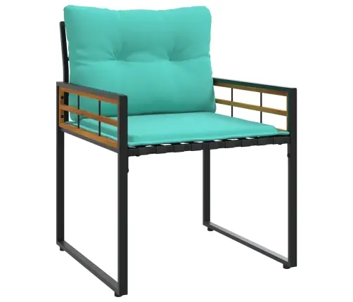 Välis Mööbli Komplekt Padjaga 4 Pcs Türkiis