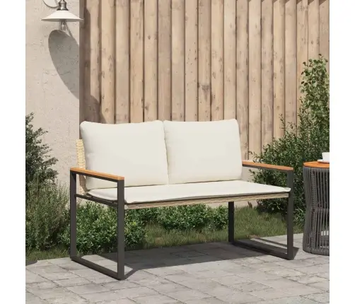 Sols Beige Un Krēmbalta 115 X 65 X 72 Cm Rotangpalma Vidaxl