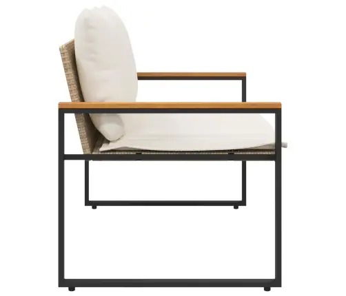 Sols Beige Un Krēmbalta 115 X 65 X 72 Cm Rotangpalma Vidaxl