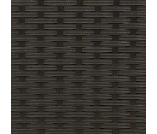 Suoliukas Su Pagalve Juoda Ir Turkio 115 X 65 X 72 Cm Ratanas