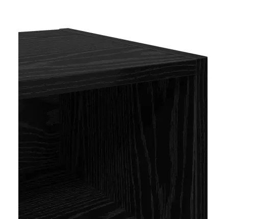 Gultas Skapis 2 Pcs Melns Ozolkoks 40 X 30 X 50 Cm Vidaxl