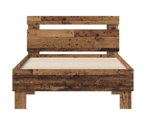 Voodi Raam Peaga Vana Puit 75 X 190 Cm Tehispuit