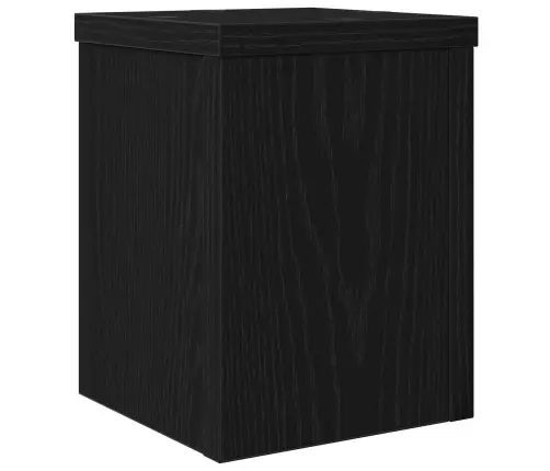 Taimede Alus 2 Pcs Must Tamm 15 X 15 X 20 Cm Tehispuit