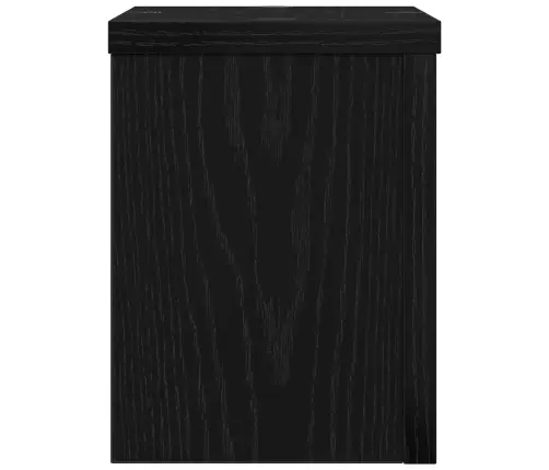 Taimede Alus 2 Pcs Must Tamm 15 X 15 X 20 Cm Tehispuit