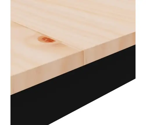 Baro Stalas Natūrali 110 X 55 X 105 Cm Kietos Pušies Mediena