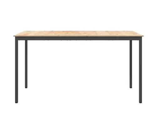 Baro Stalas Natūrali 110 X 55 X 105 Cm Kietos Pušies Mediena