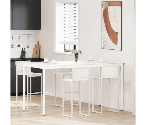 Baarilaud Valge 110 X 55 X 105 Cm Tahke Mänd