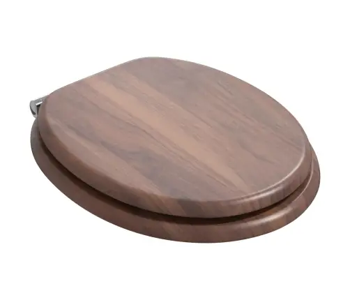 Tualetes Sēdeklis 2 Pcs Brūna 44 X 38 Cm Mdf Plāksne Vidaxl