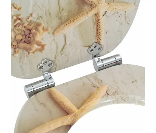 Tualetes Sēdeklis 2 Pcs Dzeltena Un Balta 44 X 38 Cm Vidaxl