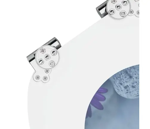 Tualetes Sēdeklis 2 Pcs Pelēka 44 X 38 Cm Mdf Plāksne Vidaxl