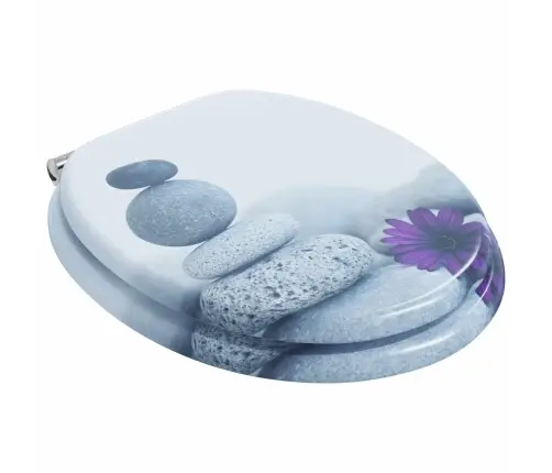 Tualetes Sēdeklis 2 Pcs Pelēka 44 X 38 Cm Mdf Plāksne Vidaxl