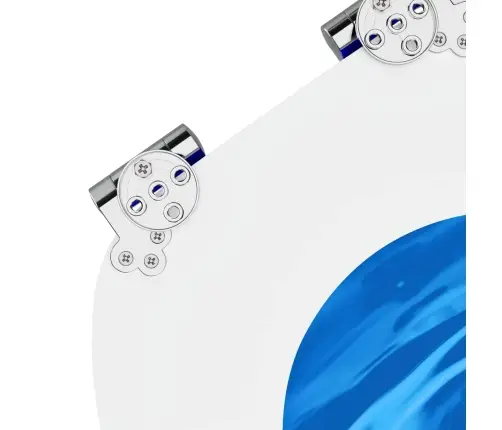 Tualetes Sēdeklis 2 Pcs Zils Pilieniņš 44 X 38 Cm Mdf Plāksne Vidaxl