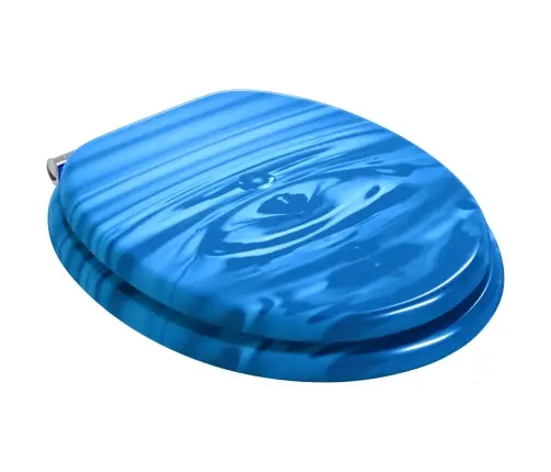 Tualetes Sēdeklis 2 Pcs Zils Pilieniņš 44 X 38 Cm Mdf Plāksne Vidaxl