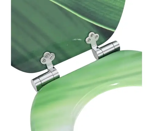 Tualetes Sēdeklis 2 Pcs Zaļš Pilieniņš 44 X 38 Cm Mdf Plāksne Vidaxl