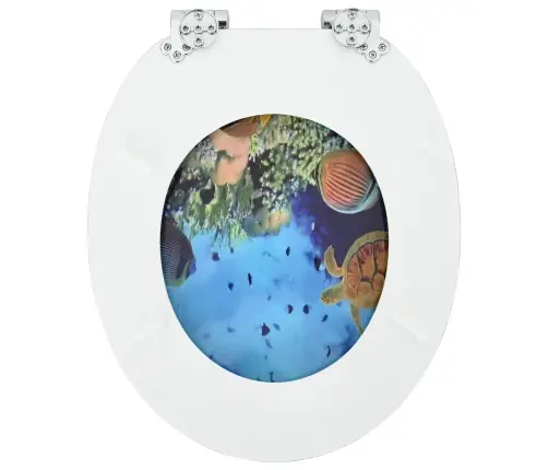 Tualetes Sēdeklis 2 Pcs Dziļi Jūras Zils 44 X 38 Cm Mdf Plāksne Vidaxl