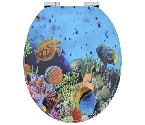 Tualetes Sēdeklis 2 Pcs Dziļi Jūras Zils 44 X 38 Cm Mdf Plāksne Vidaxl