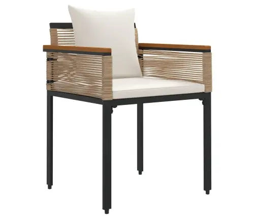 Āra Mēbeļu Komplekts 4 Pcs Beige Un Krēmbalta Pe Ratan Vidaxl