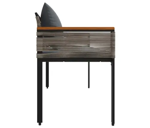 Lauko Suolas Pilka Ir Tamsiai Pilka 117 X 54 X 74.5 Cm