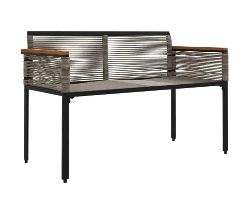 Lauko Suolas Pilka Ir Tamsiai Mėlyna 117 X 54 X 74.5 Cm