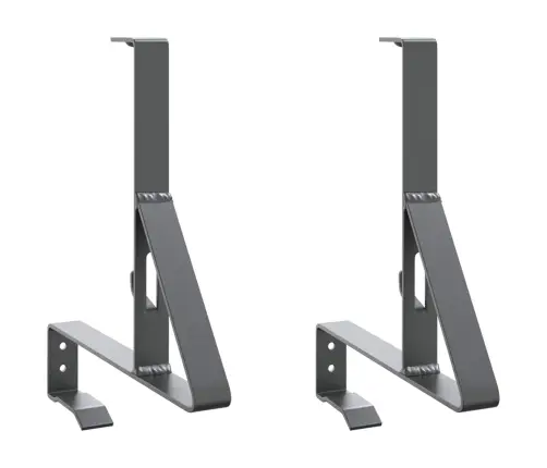 Sniega Aizsardzības Atbalsts 2 Pcs Antracīts 29,5 X 3 X 34,5 Cm Vidaxl