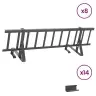 Jumta Sniega Aizsargs Antracīts 800 X 29,5 X 34,5 Cm Tērauds Vidaxl
