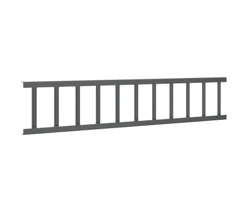 Jumta Sniega Aizsargs Antracīts 600 X 2,5 X 20 Cm Tērauds Vidaxl