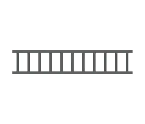 Jumta Sniega Aizsargs Antracīts 600 X 2,5 X 20 Cm Tērauds Vidaxl