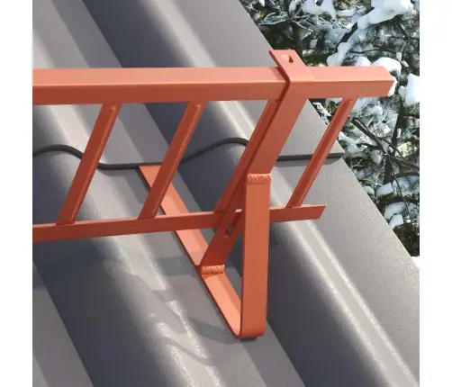 Sniega Aizsardzības Atbalsts 12 Pcs Sarkana 29,5 X 3 X 34,5 Cm Vidaxl