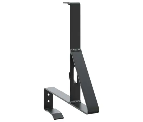 Sniega Aizsardzības Atbalsts 6 Pcs Melna 29,5 X 3 X 34,5 Cm Vidaxl