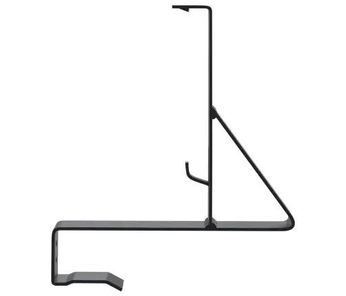 Sniega Aizsardzības Atbalsts 12 Pcs Melna 29,5 X 3 X 34,5 Cm Vidaxl