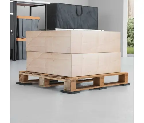 Gumijas Spilventiņš Melna Gumija Vidaxl