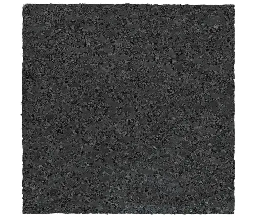 Gumijas Spilventiņš Melna Gumija Vidaxl