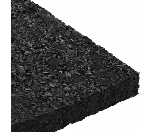 Gumijas Spilventiņš Melna Gumija Vidaxl