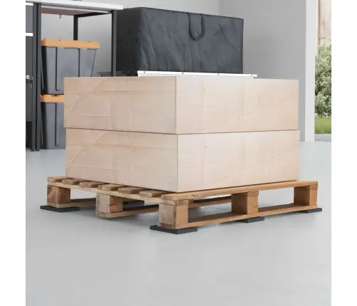 Gumijas Spilventiņš Melna Gumija Vidaxl