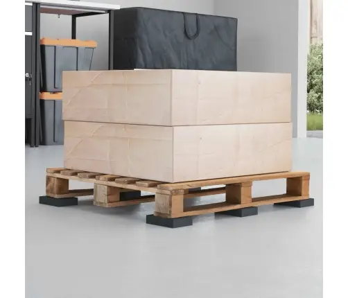 Gumijas Spilventiņš Melna Gumija Vidaxl