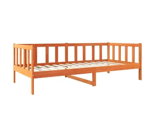 Voodi Raam Peaga Vahapruun 90 X 190 Cm Tahke Mänd