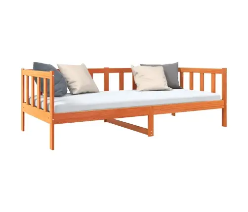 Voodi Raam Peaga Vahapruun 90 X 190 Cm Tahke Mänd