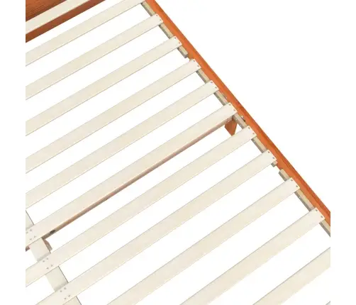 Lovos Rėmas Vaško Ruda 140 X 200 Cm Kietas Pušies Medis