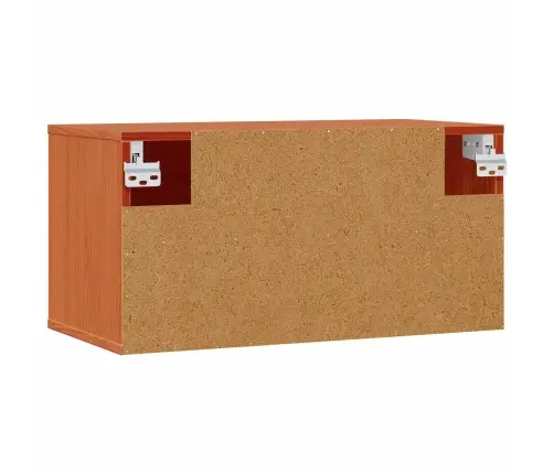 Sienas Skapis Ar Plauktu 2 Pcs Vaks Brūns 60 X 30 X 30 Cm Vidaxl