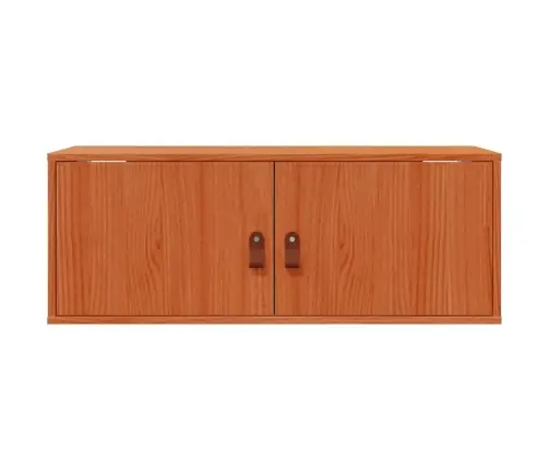 Sienas Skapis Ar Plauktu 2 Pcs Vaks Brūns 80 X 30 X 30 Cm Vidaxl