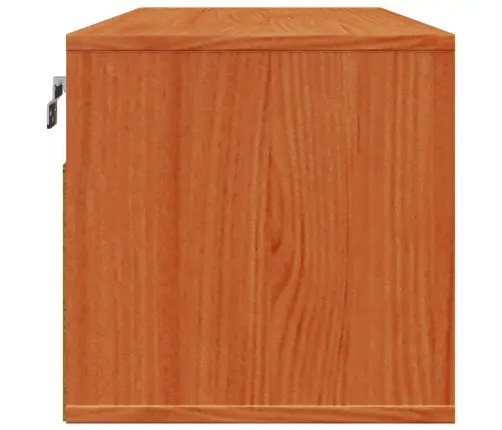 Sienas Skapis Ar Plauktu 2 Pcs Vaks Brūns 80 X 30 X 30 Cm Vidaxl