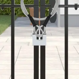 Piekarāmā Slēdzene 12 Pcs Sudraba 4,2 X 1,9 X 4 Cm Dzelzs Vidaxl