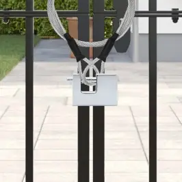 Piekarāmā Slēdzene 6 Pcs Sudraba 6 X 2 X 4,5 Cm Dzelzs Vidaxl