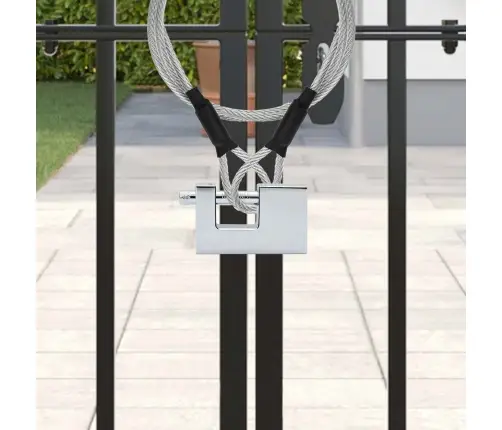 Piekarāmā Slēdzene 6 Pcs Sudraba 7,8 X 2 X 5 Cm Dzelzs Vidaxl