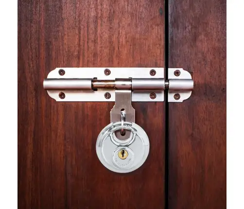 Discus Lock Ar Atslēgām 12 Pcs Sudraba 7 X 2.4 X 7 Cm Vidaxl