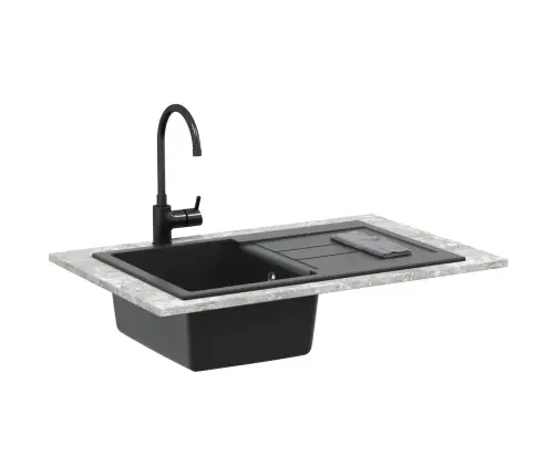 Kraan Must 780 X 500 Mm 80% Kvarts Ja 20% Vaik