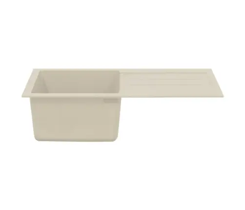 Izlietne Bēša 780 X 500 Mm 80% Kvarts Un 20% Sveķi Vidaxl