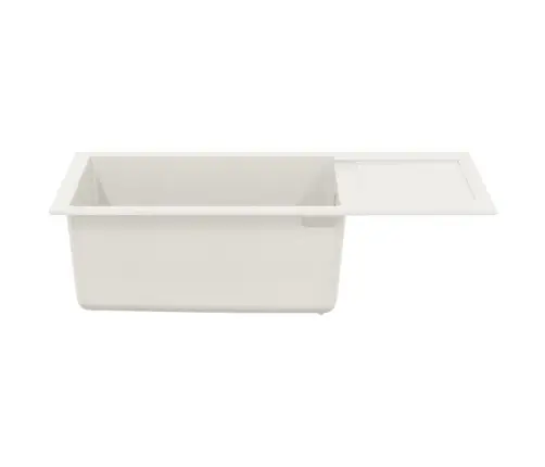 Izlietne Balts 780 X 500 Mm 80% Kvarts Un 20% Sveķi Vidaxl